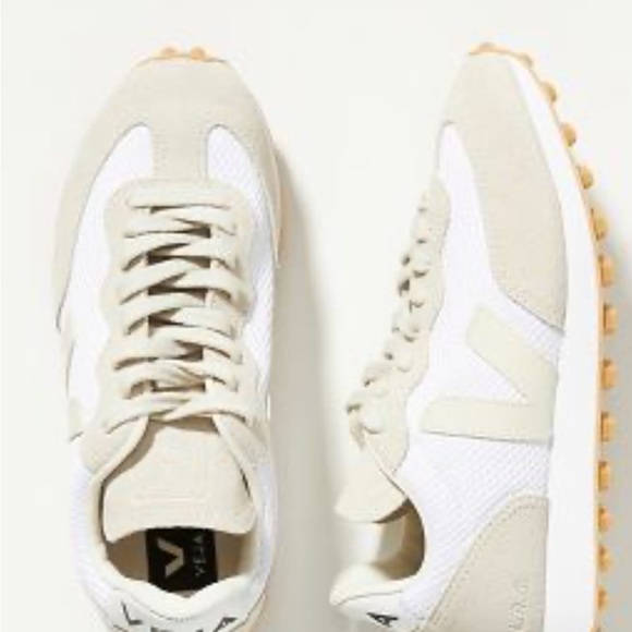 Veja Women's Sneakers - White and Beige - Picture 9 of 10